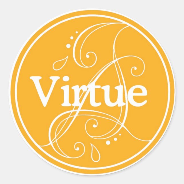 Virtue Sticker (Vorderseite)