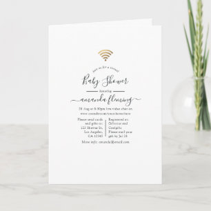 Virtuelle Babyparty Einladung