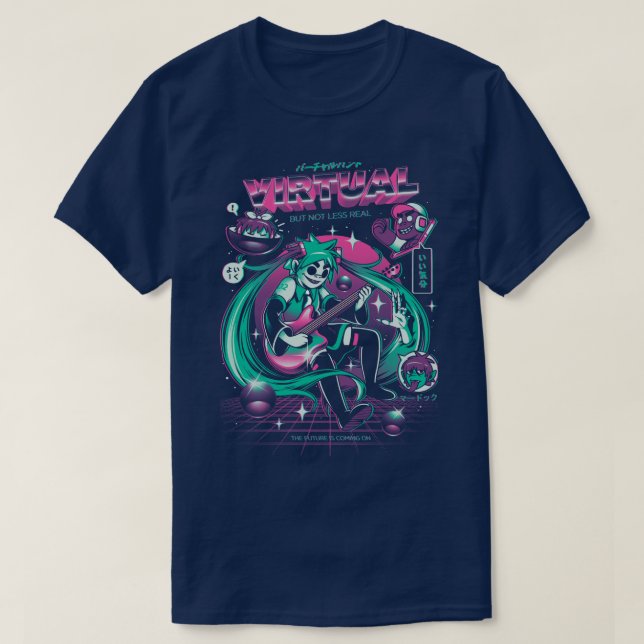 Virtuelle Band T-Shirt (Design vorne)