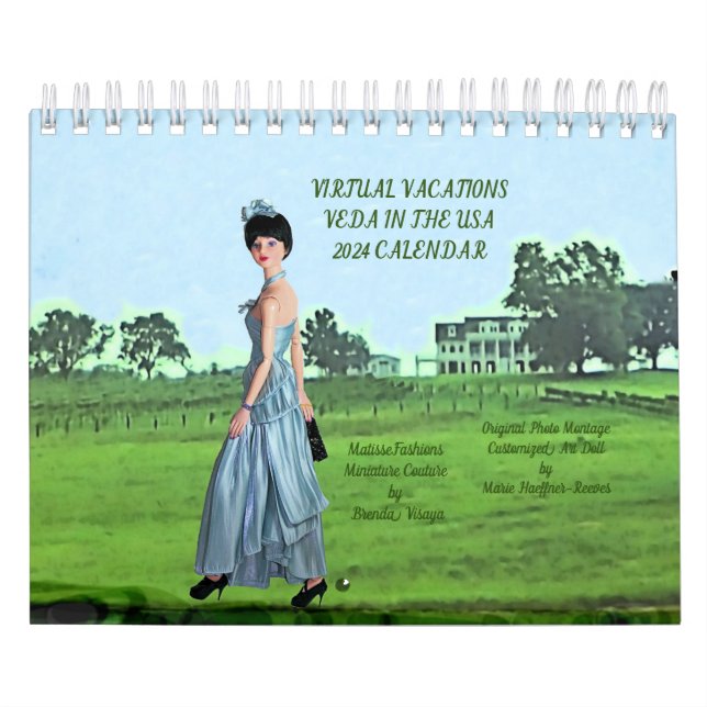 Virtuelle Ferien: Veda in den USA, Kalender 2024 (Titelbild)