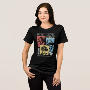 Virtuelle Geschichten Retro Anime VR Gaming Tri-Blend Shirt