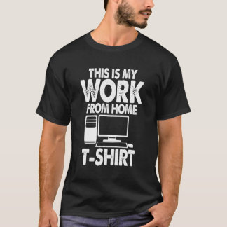 Virtuelle Online-Arbeit von Zuhause G T-Shirt