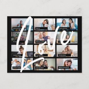 Virtuelle Online-Bestseller für 12 Foto-Liebe Postkarte