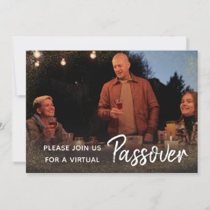 Virtuelle Pessach-Foto-Einladung Einladung
