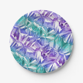 virtuelle Realität auf weiß : Pappteller