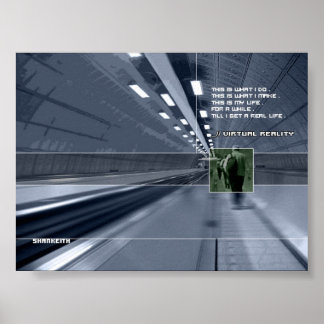 Virtuelle Realität Poster