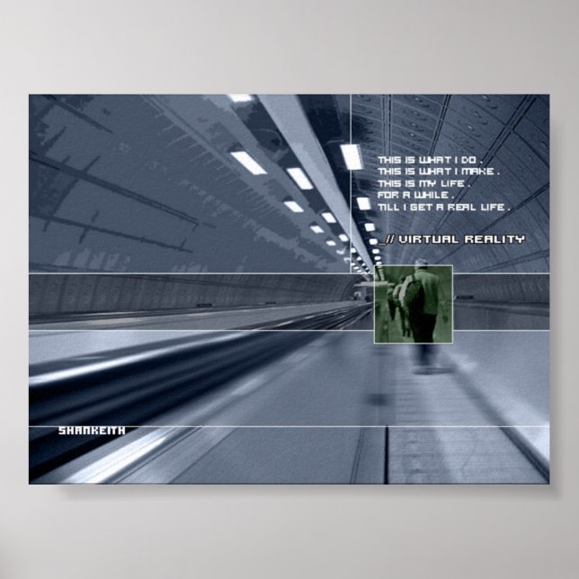 Virtuelle Realität Poster (Vorne)