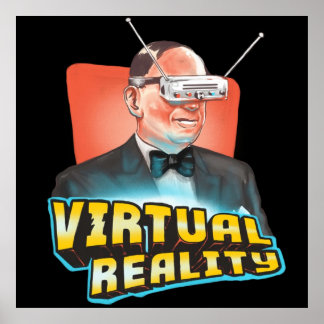 Virtuelle Realität Poster