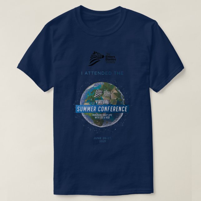 Virtuelle Sommerkonferenz 2021 T-Shirt (Design vorne)