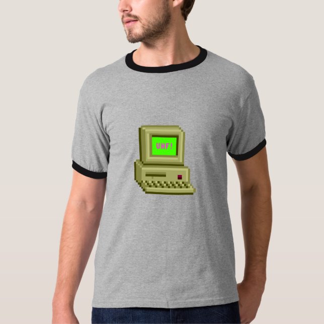 VIRTUELLER COMPUTER DES HOCH-FÜNF T-Shirt (Vorderseite)