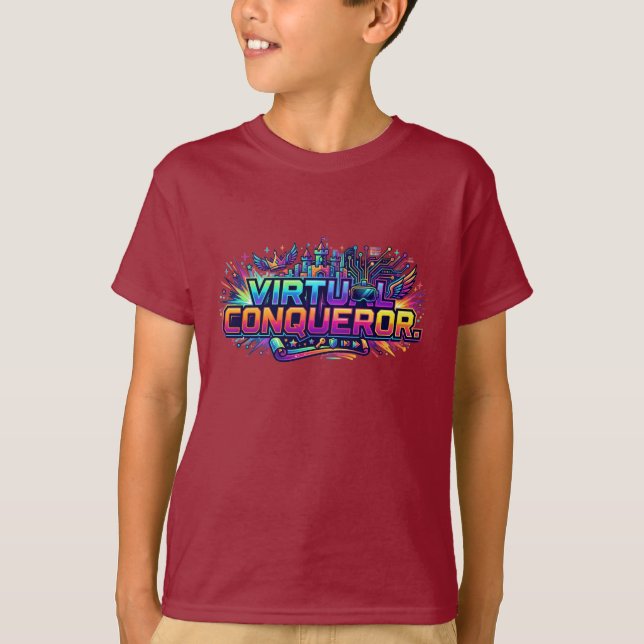 Virtueller Eroberer T-Shirt (Vorderseite)