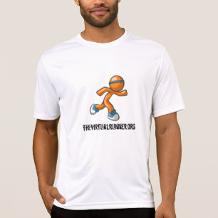 Virtueller Läufer-Sport-T - Shirt