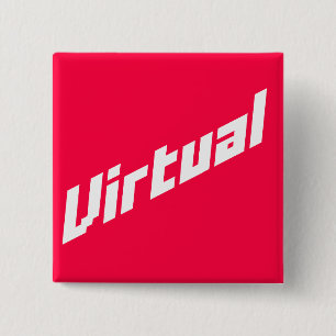 Virtueller Logo-Knopf Button