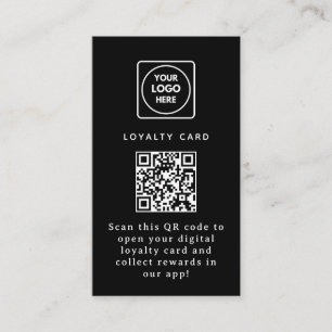 Virtueller QR Benutzerdefinierter digitaler Gesc Treuekarte