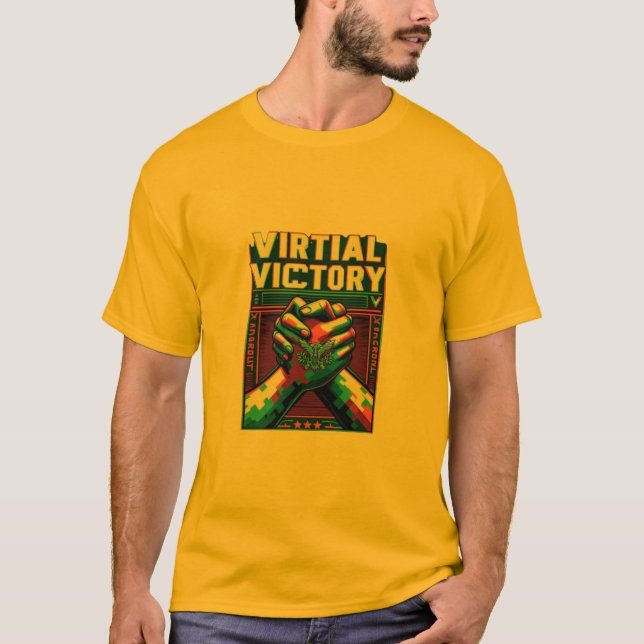 virtueller Sieg T-Shirt (Vorderseite)