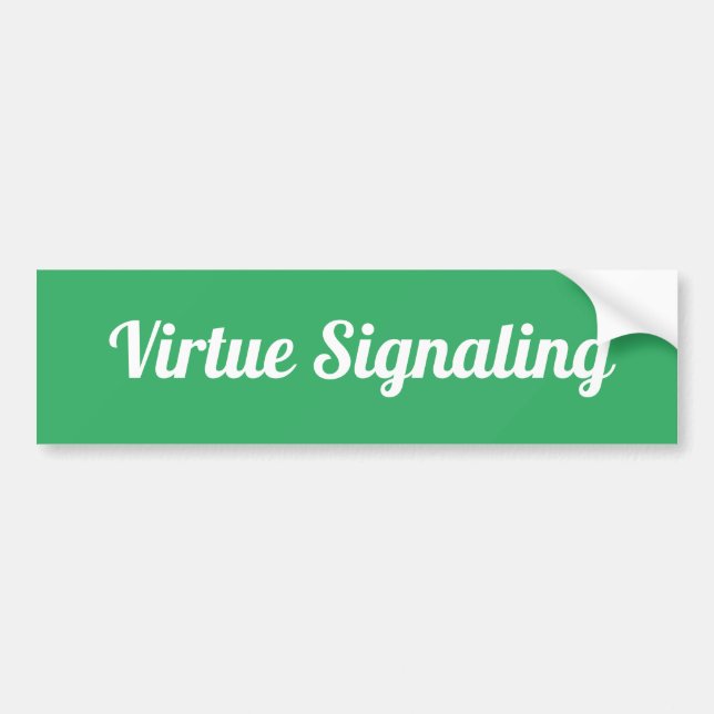 Virtueller Signalisierungs-Autoaufkleber Autoaufkleber (Vorne)