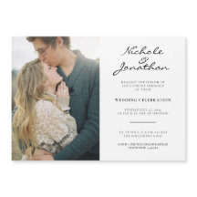 Virtuelles Online-Foto Hochzeit Magneteinladung