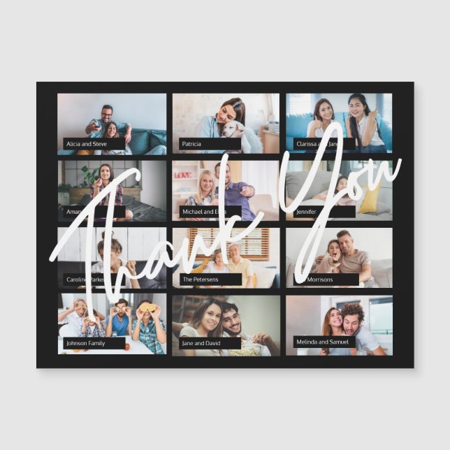 Virtuelles Online Geburtstag benutzerdefiniert 12  Magnetkarte (Vorderseite)