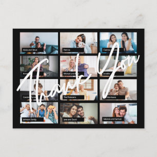 Virtuelles Online Geburtstag benutzerdefiniert 12  Postkarte