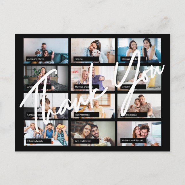 Virtuelles Online Geburtstag benutzerdefiniert 12  Postkarte (Vorderseite)