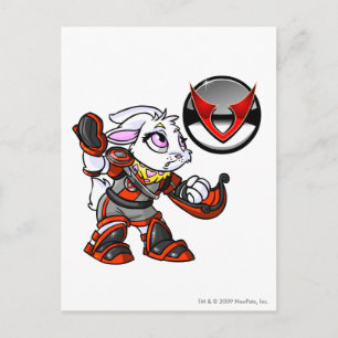 Virtupets Raumstations-Team-Kapitän 1 Postkarte