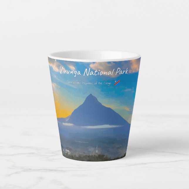 Virunga-Nationalpark, DR Kongo - Kleiner Vulkan Milchtasse (Vorderseite)