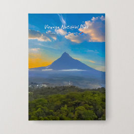 Virunga-Nationalpark, DR Kongo - Vulkan Button