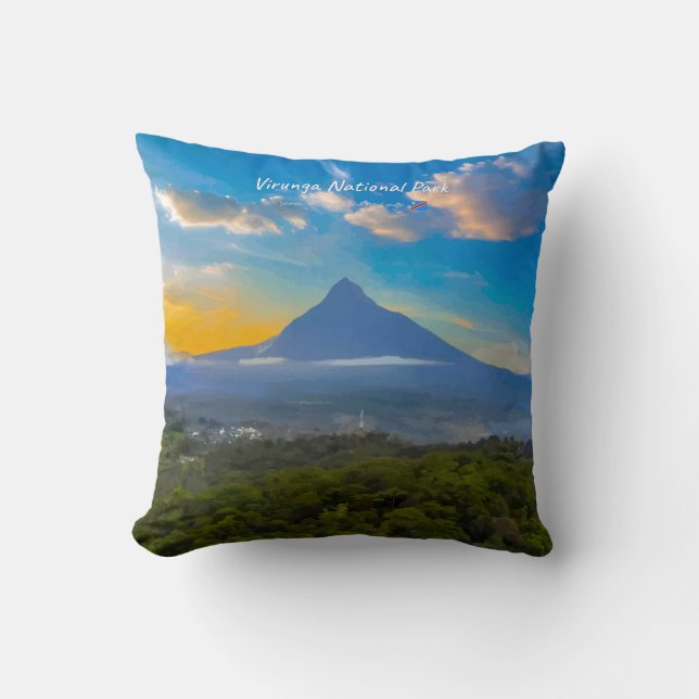 Virunga-Nationalpark, DR Kongo - Vulkan Kissen (Vorderseite)