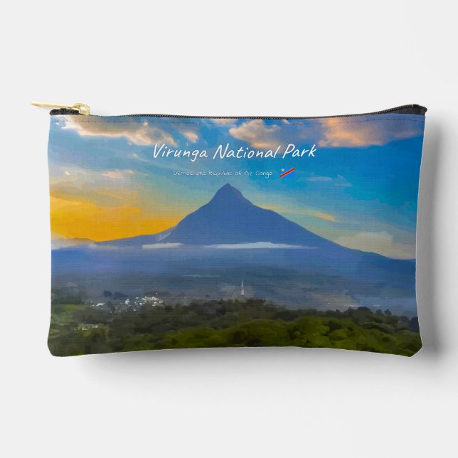 Virunga-Nationalpark, DR Kongo - Vulkan Zubehörtasche (Vorderseite)