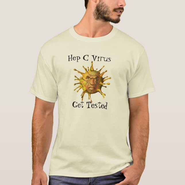 Virus der Hepatitis-C T-Shirt (Vorderseite)