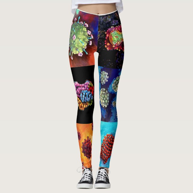Virus-Leggings! Leggings (Vorderseite)