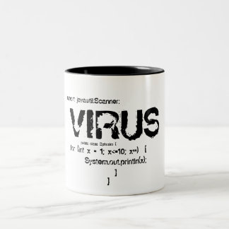 Virus-Tasse II Zweifarbige Tasse