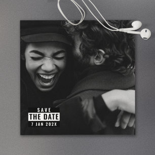 Virusinfektion mit Album - Trend Save the Date Ein Einladung