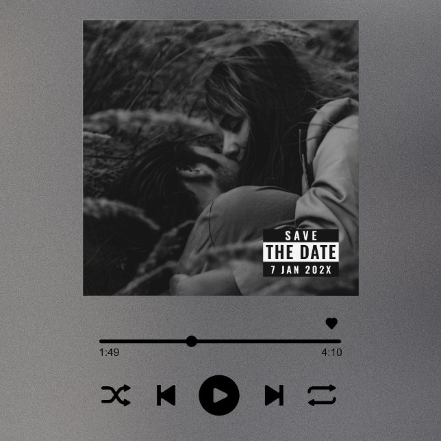 Virusinfektion mit Album - Trend Save the Date Ein Einladung (Von Creator hochgeladen)