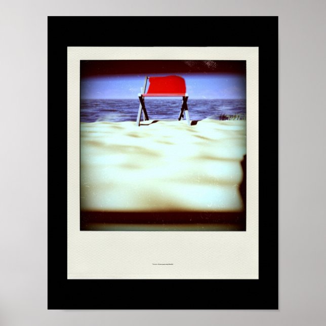 Vis-à-vis Variante 3D Computer Art Black Poster (Vorne)