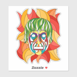 Visage Grimace Aufkleber