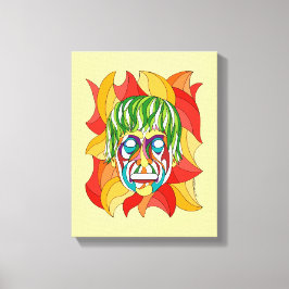 Visage Grimace Leinwanddruck