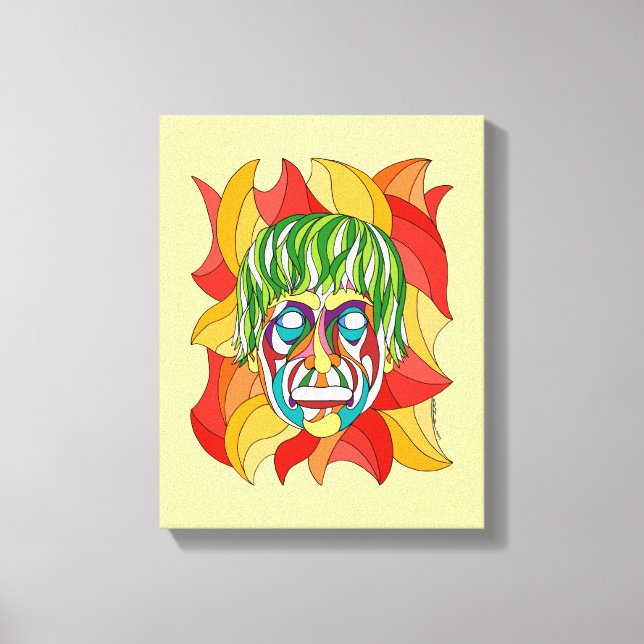 Visage Grimace Leinwanddruck (Vorderseite)