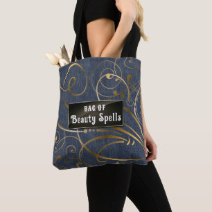 Visagist Denim-Look-Tasche mit Schönheitszauber