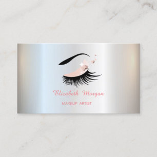 Visagist, falsche Wimpern Visitenkarte