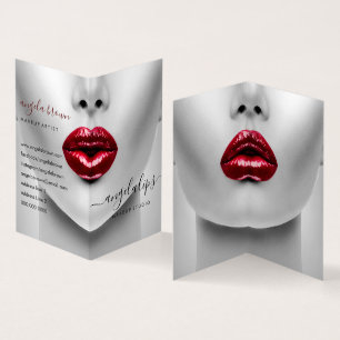 Visagist Foto Lippenstift Gloss Visitenkarten