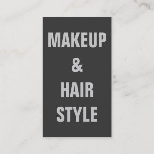Visagist Friseur Modern Schlicht Minimalistisch Visitenkarte