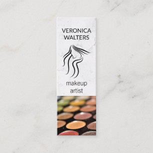 Visagist Make-up-Palette Kosmetikerin Mini Visitenkarte