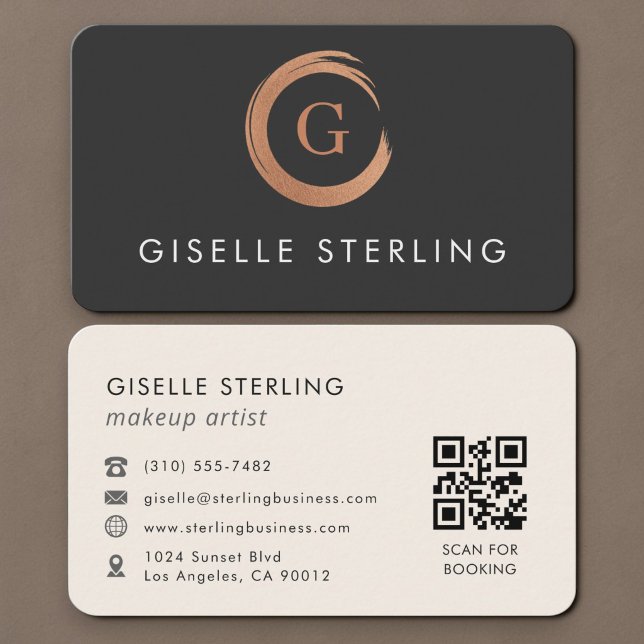 Visagist QR-Code  Visitenkarte (Von Creator hochgeladen)