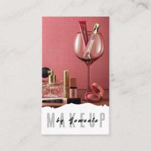 Visagisten PMU Microblading Henna Salon Geschäftsk Visitenkarte