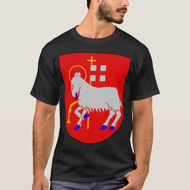 Visby, Schweden, Wappen von Gotland T-Shirt (Vorderseite)