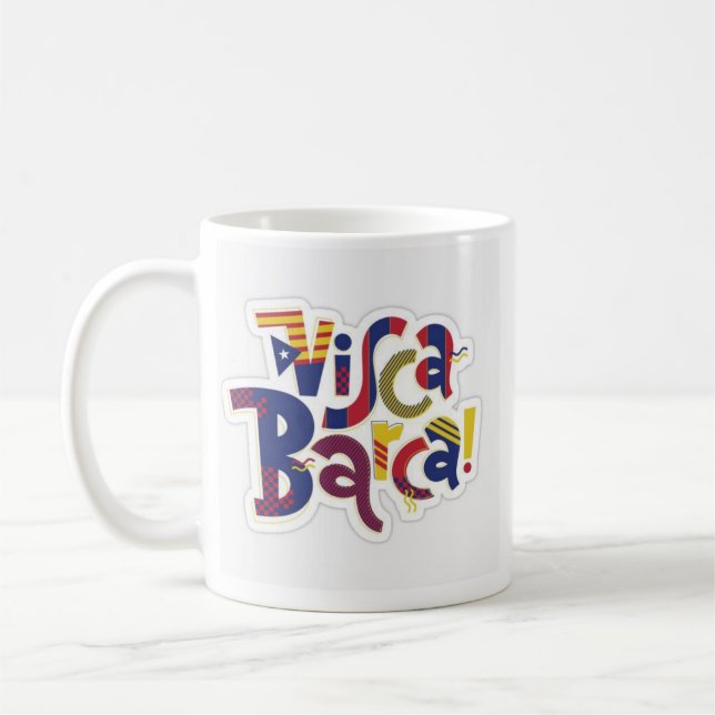 Visca Barça Kaffeetasse FC Barcelona Fan-Geschenk (Links)