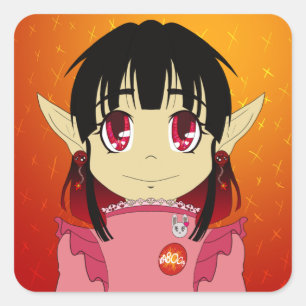 Visfarix Quadratischer Aufkleber