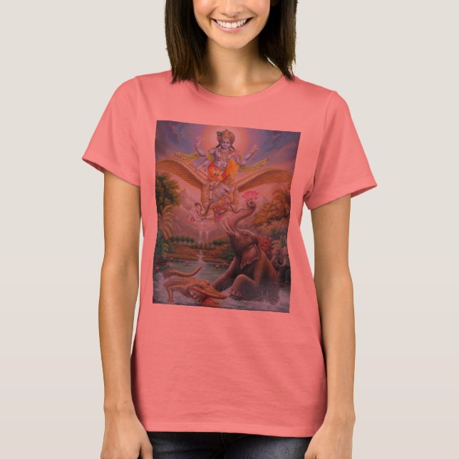 Vishnu garuda gajendra makara T-Shirt (Vorderseite)