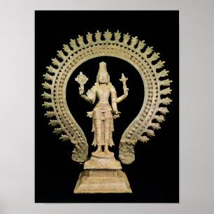 Vishnu, Late Chola Poster